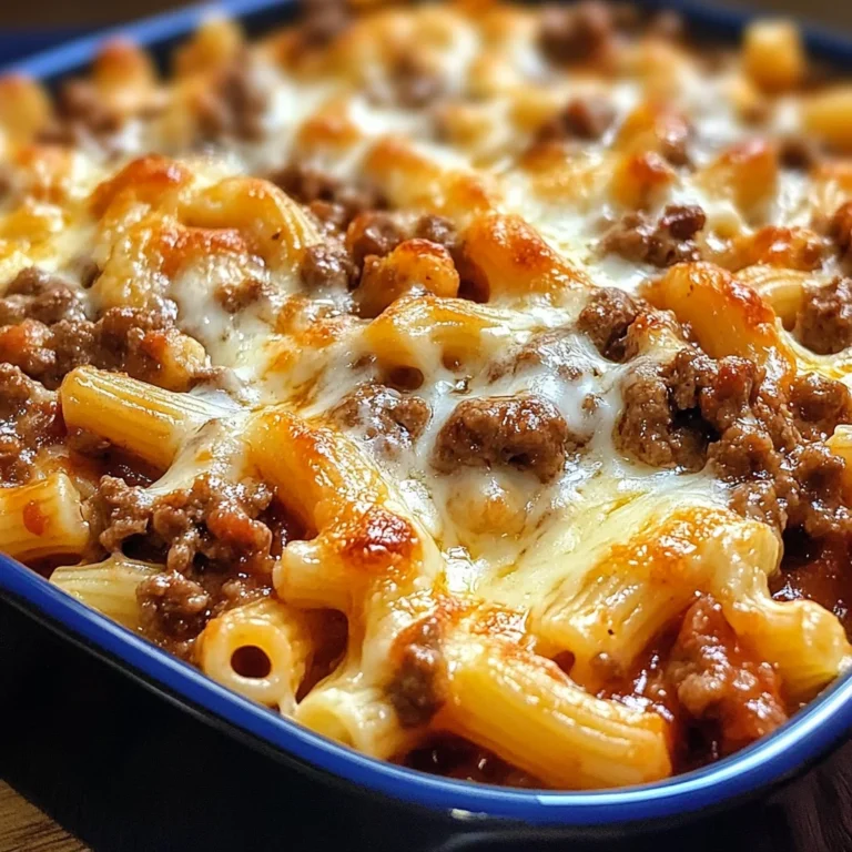 Gratin Pâtes Bœuf
