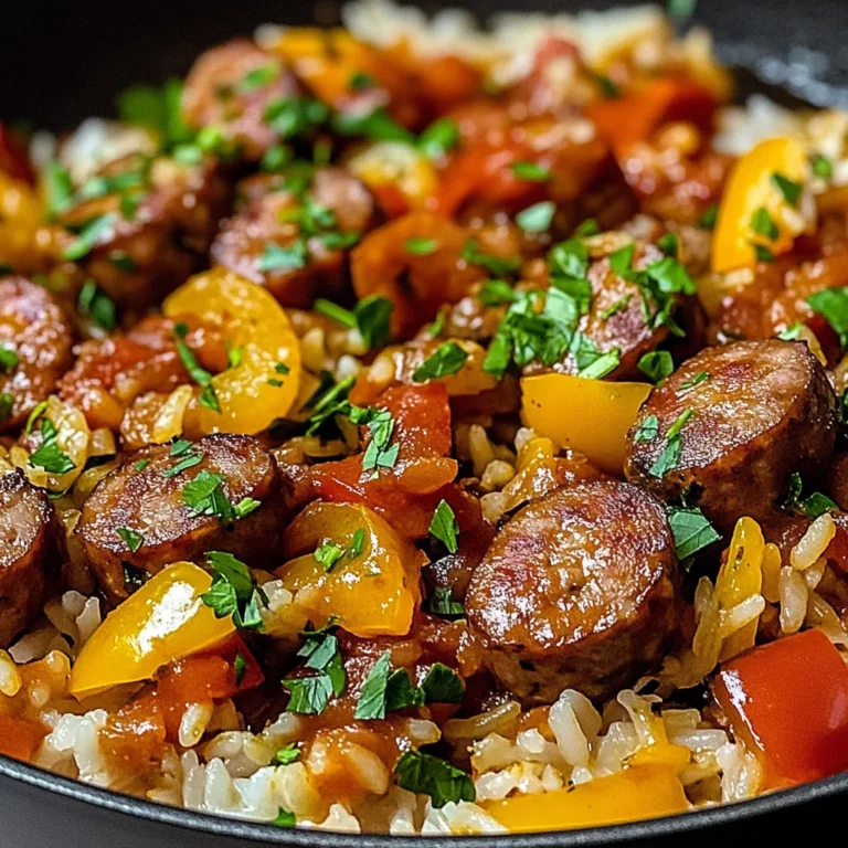 Poêlée Saucisse Riz