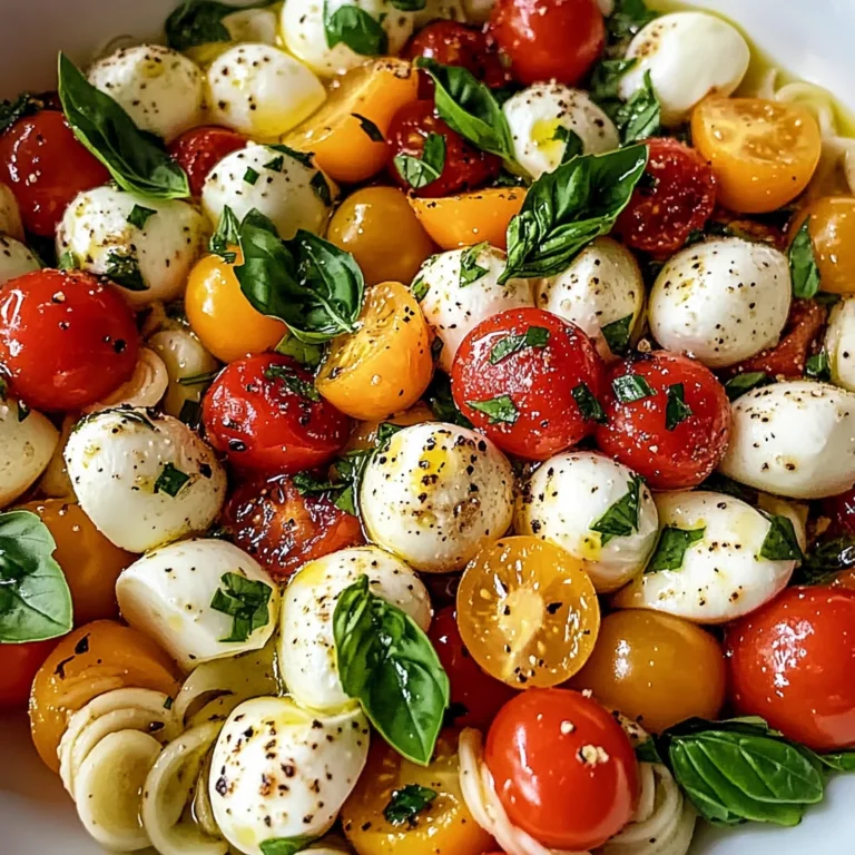 Salade Caprese Crémeuse