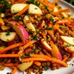 Salade végétarienne fraîche et croquante