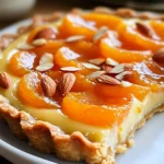 Tarte moelleuse abricots amandes