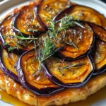 Tarte tatin aux aubergines