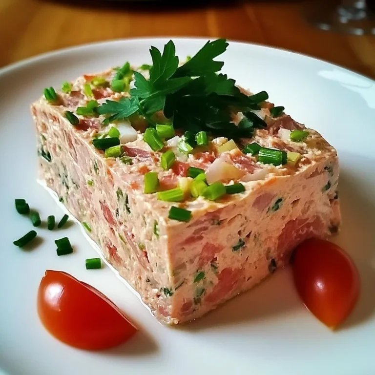 Terrine de thon simple et savoureuse