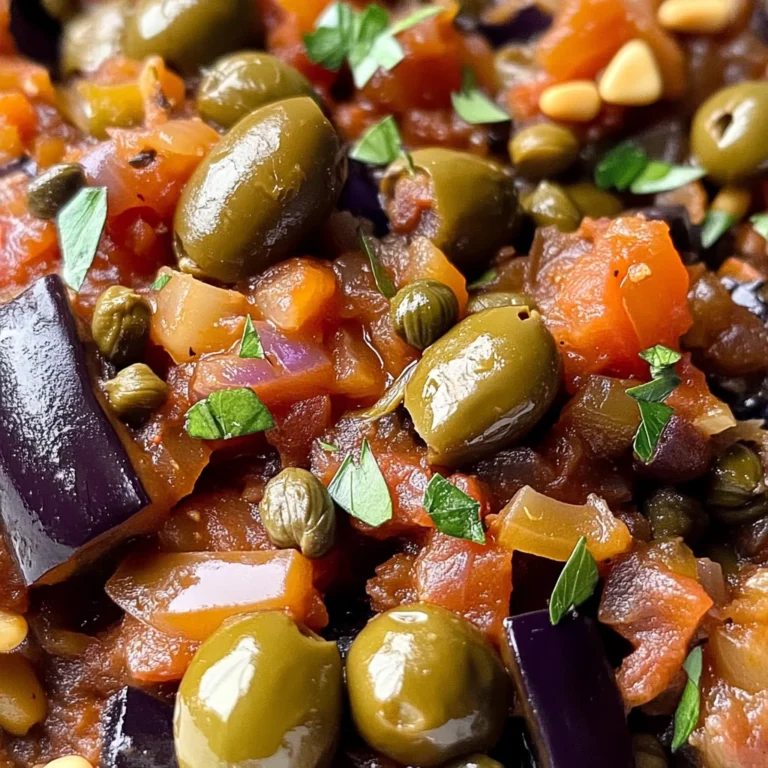 Caponata sicilienne authentique