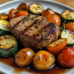 Filet mignon aux petits légumes