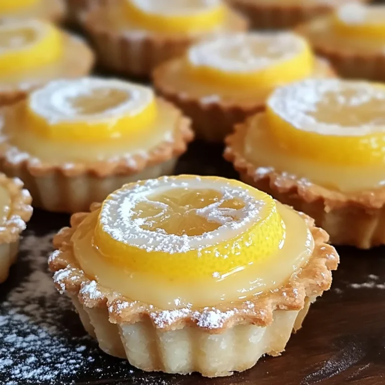 Mini tartelettes citron maison
