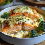 Parmentier au saumon et brocolis