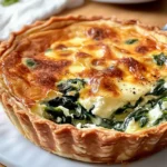 Quiche Boursin épinards maison