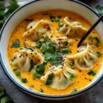 Soupe thaï réconfortante aux raviolis